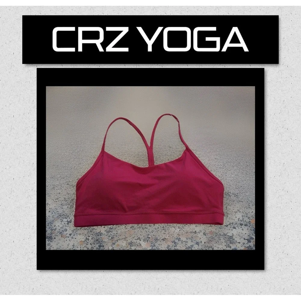 CRZ Yoga -  NWT - Sports Bra - Hot Pink Barbie NEW - Workout‎ - Wireless